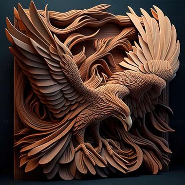 3D model phoenix (STL)